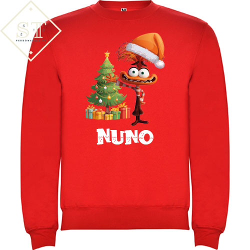 Sweatshirt Natal Divertidamente Ansiedade