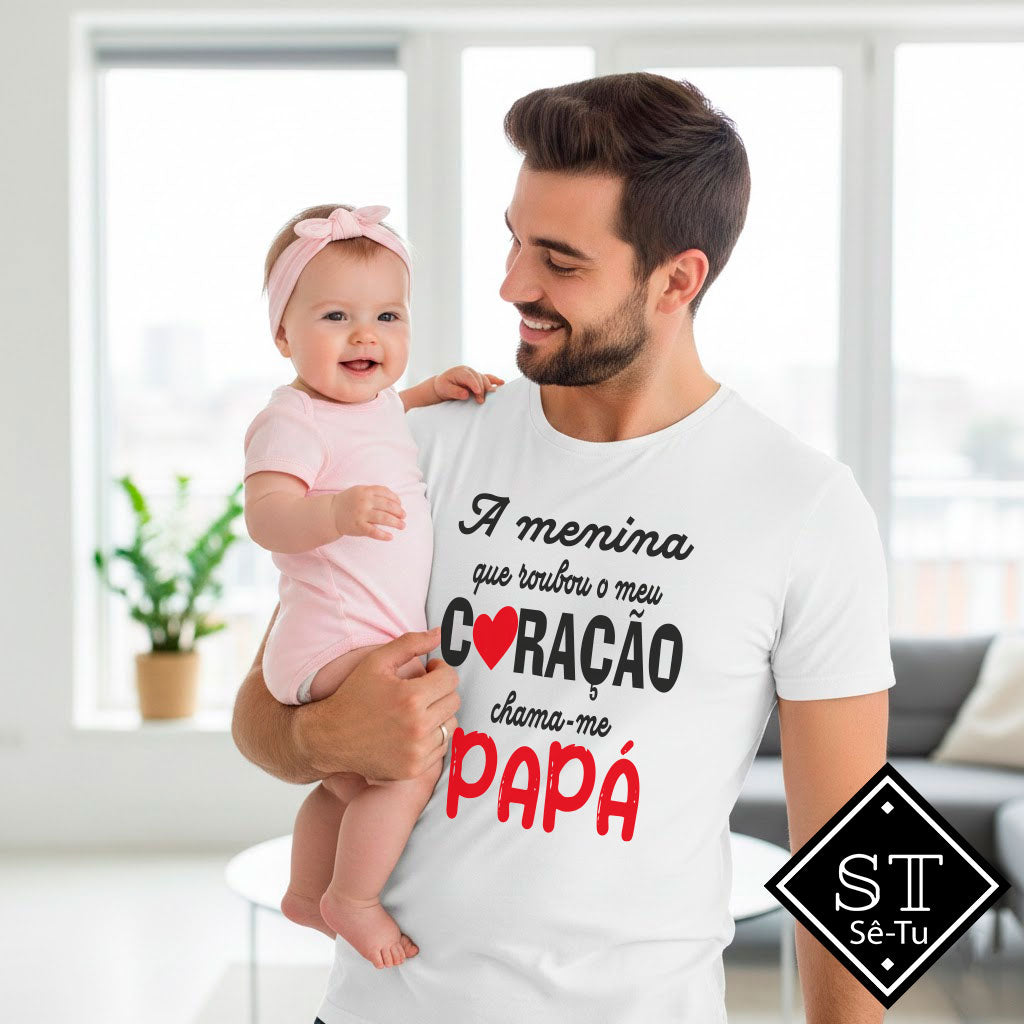 T-shirt Roubou o Meu Coração