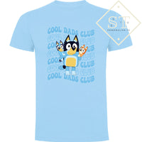 T-shirt Cool Dads Club Bluey
