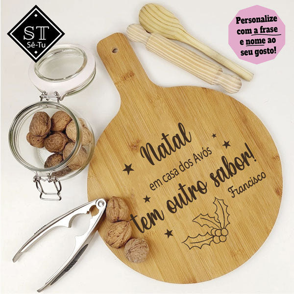 Bamboo Cutting Board Kitchen with Love