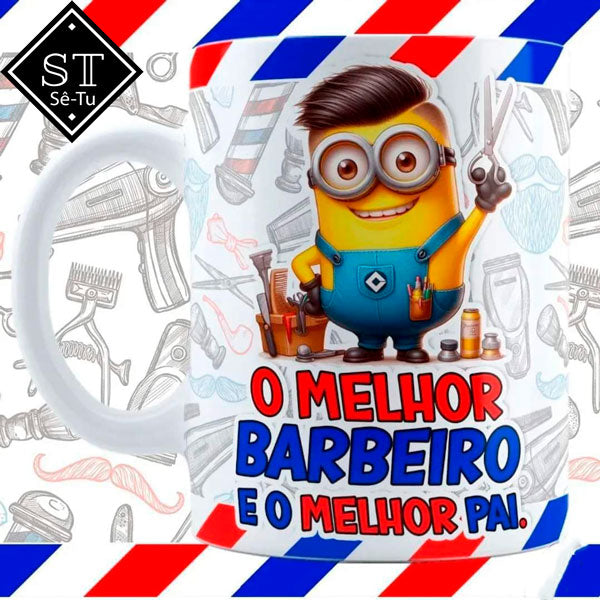 Pai e barbeiro (Caneca)