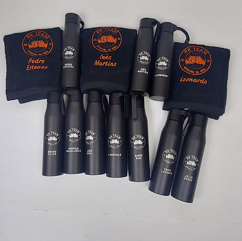 Cargar video: Garrafas e Toalhas personalizadas, tudo para a sua empresa.